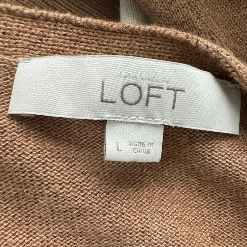 LOFT longline cardigan